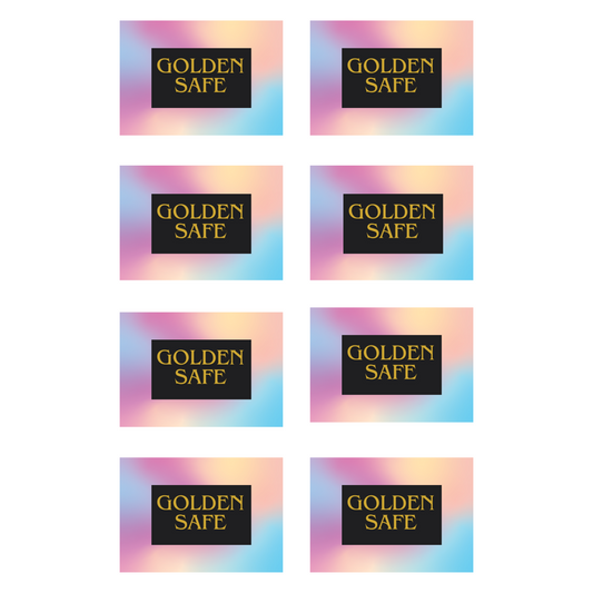 Zestaw hologram do skarbonki GoldenSafe- zabezpieczenie